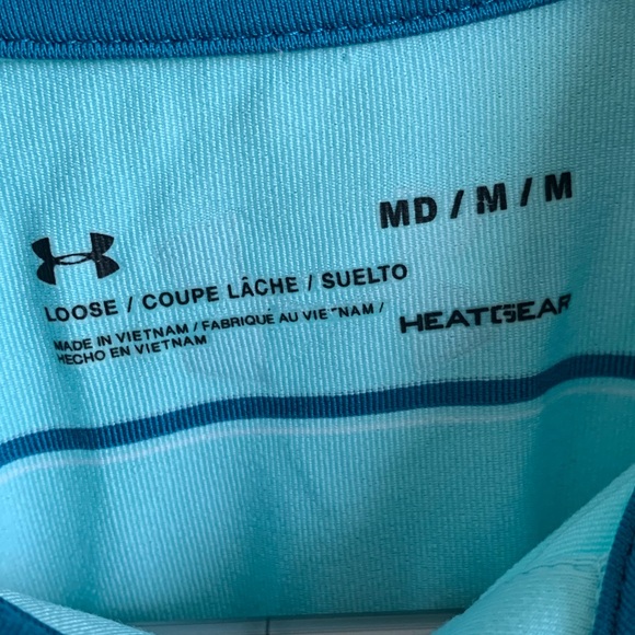 Men’s  Under Armour HeatGear short sleeved shirt - Picture 3 of 4